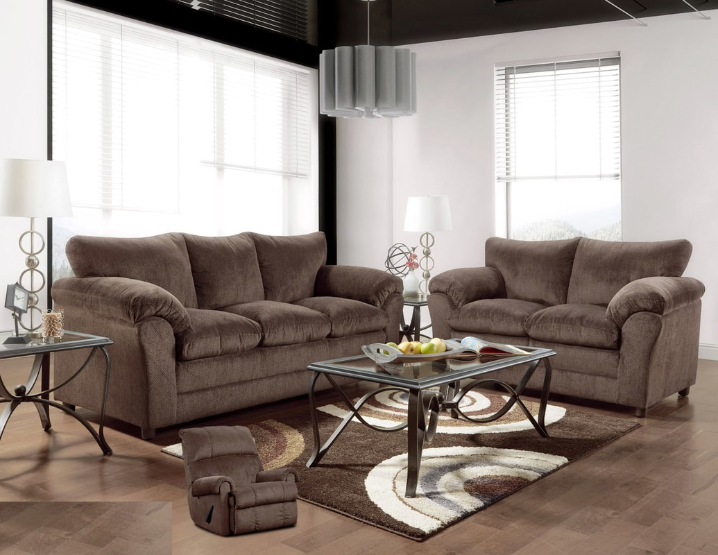 7pc Complete Living Room Package Deal