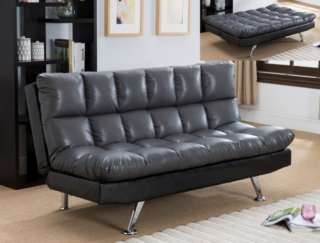 Grey Black Click Clack Sofa